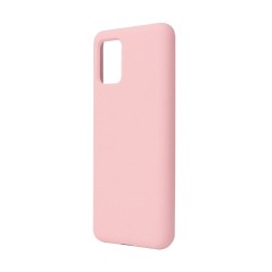 Capa de Silicone para Samsung Galaxy A91 Rosa Capa de Silicone para Samsung Galaxy A91 Rosa